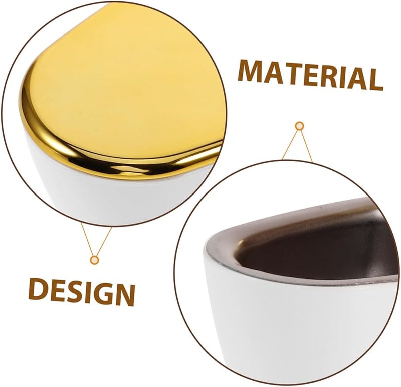 منفضة سجائر معلقة على الحائط على شكل مرحاض مع غطاء، ديكور حمام لطيف وعملي يوفر المساحة - Image 4